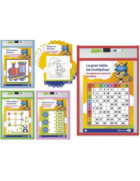 Funda reutilizables de borrado en seco para escribir y borrar tamano fº rotulador